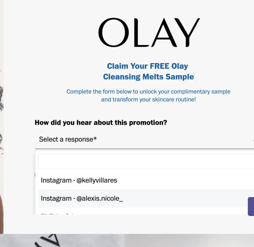FREE Olay Melts Sample Pack – Available Again! 3 Screenshot 2025 03 19 at 5.09.34 PM