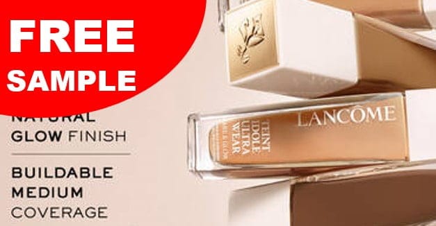 Free Sample Of Lancome Glow Serum Foundation