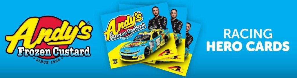 Free Andys Frozen Custard Racing Card (Nascar) (Working In 2025)