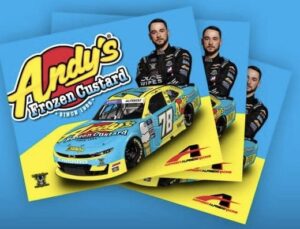 Free Andys Frozen Custard Racing Card (Nascar) (Working In 2025)