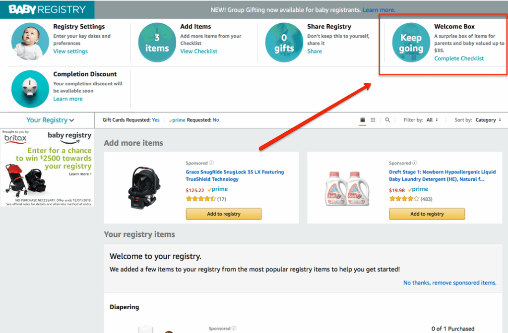 How To Claim A Free Amazon Baby Registry Welcome Box ($35 Value) (W/ Instructions) (Working In 2025)