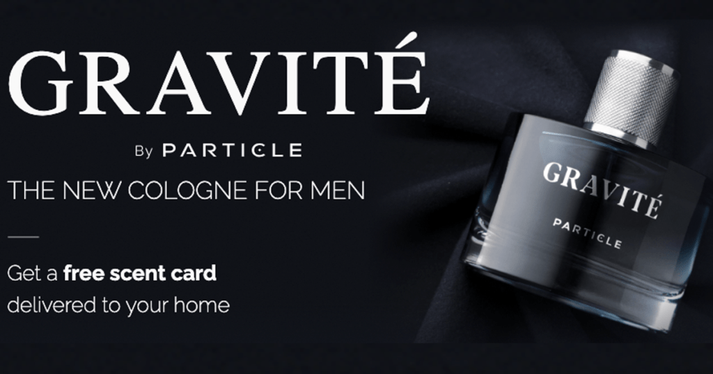 Free Particle Gravité Cologne Scent Card – Topsave