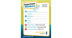 Free Important Numbers Magnet&Nbsp; – Topsave