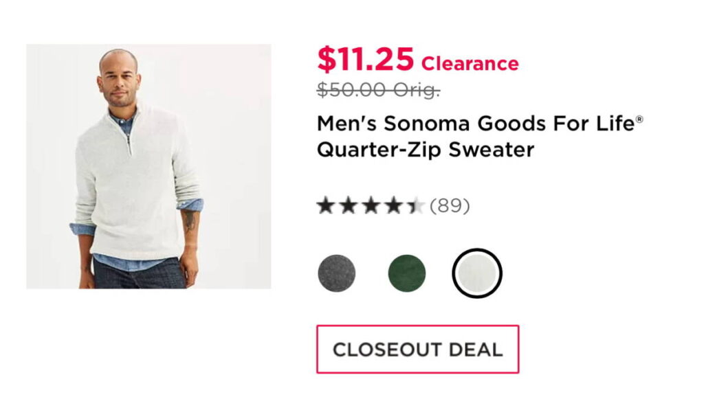 &Lt;S&Gt;Clothes From $1 At Kohl'S Mega 85% Off Clearance W/ Extra 50%&Lt;/S&Gt; Expired (Working In 2025)