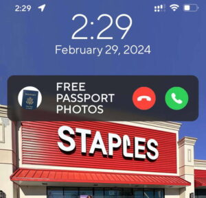 Free Passport Photos At Staples On February 29Th! 2025