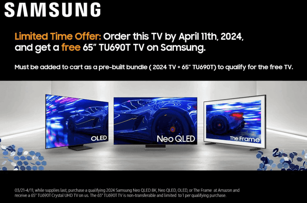 Free 65” Samsung TV w/ purchase of 2024 TV (Amazon Deal) 2 1711179674795 1
