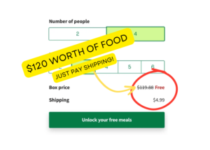 $120 Worth Of Food For Free Just Pay Shipping! Back Again! (Working In 2025)