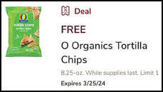 Free O Organics Tortilla Chips (Working In 2025)