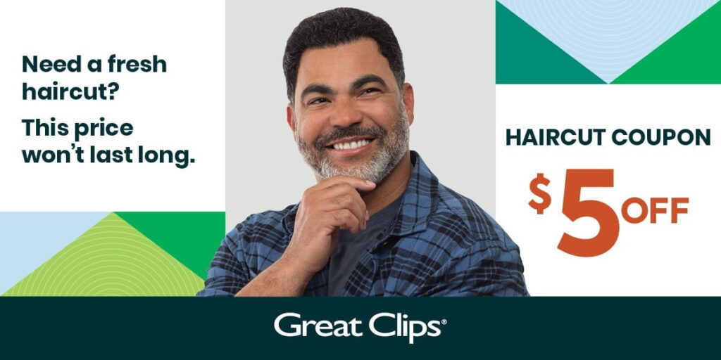 $5 Off Coupon For A Haircut At Great Clips (Still Available!) (Working In 2025)