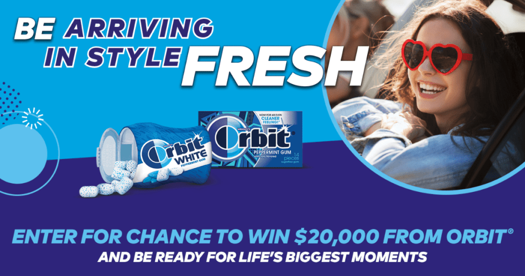 Orbit Spring Moment Sweepstakes (Enter To Win $20,000 Cash!) – Topsave