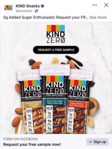 Kind Zero Bar Sample (Bolo) – Topsave