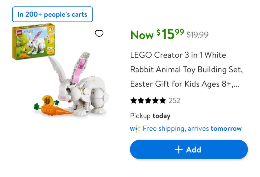 &Lt;S&Gt;Easter Lego Sets On Sale At Walmart For $15&Lt;/S&Gt; Expired – Topsave