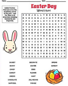 Spare No Eggs-Pense With These Free Printable Easter Activities—Happy Easter (Working In 2025)