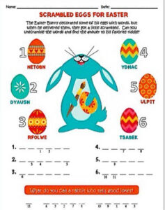 Spare No Eggs-Pense With These Free Printable Easter Activities—Happy Easter (Working In 2025)