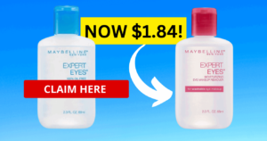 &Lt;S&Gt;Maybelline Waterproof Eye Makeup Remover—Now $1.84&Lt;/S&Gt; Expired (Working In 2025)