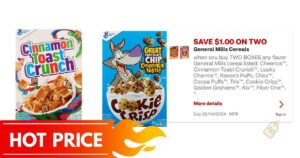 General Mills Cereal Only $1 (Reg. $6.29) (Working In 2025)