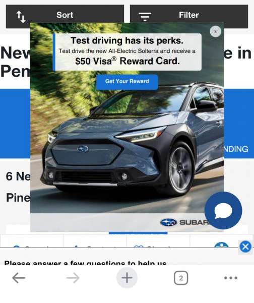 Free $50 Visa Card For Test Driving Subaru – Topsave