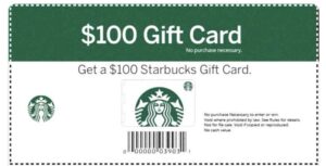 Starbucks Is Giving Away $100 Gift Cards! (Working In 2025)