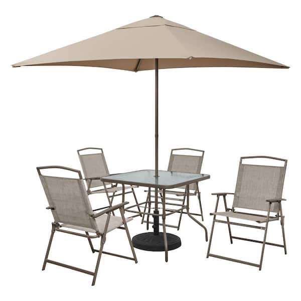 &Lt;S&Gt;Home Depot 6-Piece Patio Dining Set Only $99 (Includes Umbrella!)&Lt;/S&Gt; Expired – Topsave