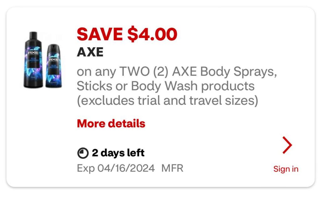 Axe Fine Fragrance Body Wash Only $1.36 (Reg $6.49) – Topsave