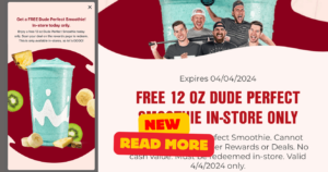 Free 12 Oz Dude Perfect At Smoothie King—Today Only (Working In 2025)