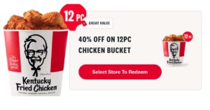 Kfc Get 40% Off A 12 Pc. Chicken Bucket (Working In 2025)