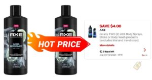 Axe Fine Fragrance Body Wash Only $1.36 (Reg $6.49) (Working In 2025)