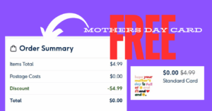 Free Mother’s Day Card W/Free Shipping (No Cc Req) – Topsave