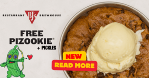 Free Pizickle Pizookie Or Regular Pizookie At Bj’s Restaurants—Today Only! – Topsave