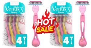 Gillette Venus Simply 3 Women'S 3-Blade Disposable Razors Only $0.99 (Reg $7.99) (Working In 2025)