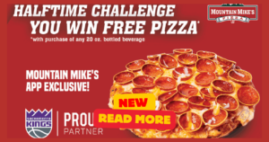 Free Mini 1 Topping Pizza With 20Oz Bottled Beverage Purchase At Mountain Mike’s Pizza (Working In 2025)