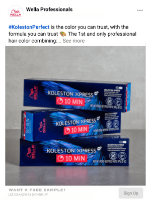 Free Wella Koleston Xpress Sample – Topsave