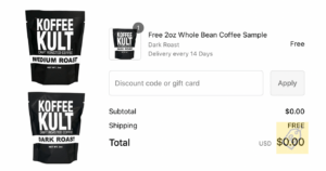 Free&Amp;Nbsp;2Oz&Amp;Nbsp;Whole Bean Coffee Sample + Free Shipping 2025