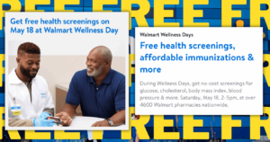 &Lt;S&Gt;Free Health Screenings On May 18Th (Walmart Wellness Day)&Lt;/S&Gt; Expired (Working In 2025)