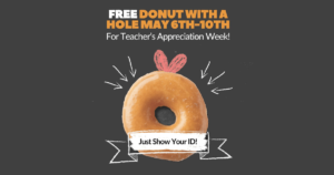 Free Donut For Teachers At Lamar'S – Topsave