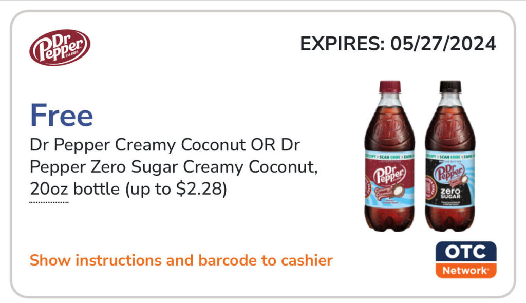 &Lt;S&Gt;Free Dr Pepper Creamy Coconut&Lt;/S&Gt; Expired (Working In 2025)