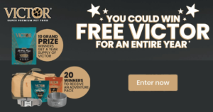 Win Free Victor Pet Food For An Entire Year And More (Working In 2025)