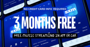 Free 3 Month Trial Of Premium Subscription Siriusxm (No Credit Card Req) (Working In 2025)