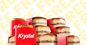 Free Slider At Krystal With Any Purchase Today (5/15) (Working In 2025)