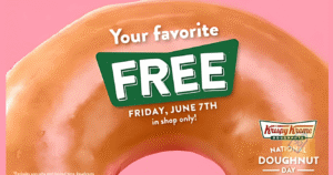 Free Doughnut Of Your Choice At Krispy Kreme&Nbsp;(Today Only) – Topsave