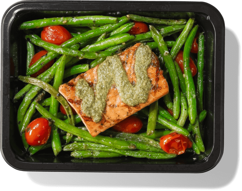 Get 50% Off Tempo Meal Delivery – No Cooking Required, Ready in 4 Minutes! 3 66c3417c70ebd5c336c293b4 Creamy Pesto Salmon Overhead Tray Shadow 1 1