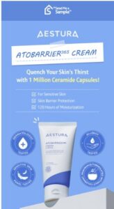 Free Aestura Ceramide-Packed Facial Cream Sample (Working In 2025)