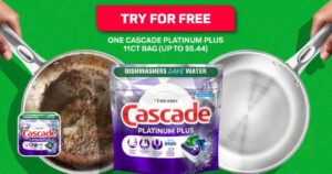 Free Cascade Platinum Plus 11 Count Bag! (Working In 2025)