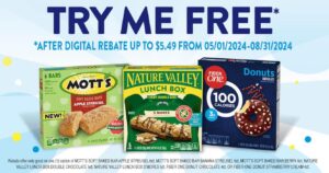 Get A Free Box Of Nature Valley, Mott’s, Or Fiber One After Rebate (Working In 2025)