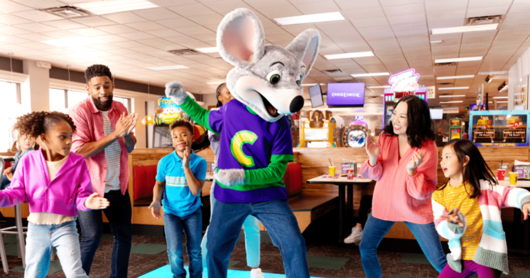 First 5 Games Free at Chuck E Cheese with Any Purchase
