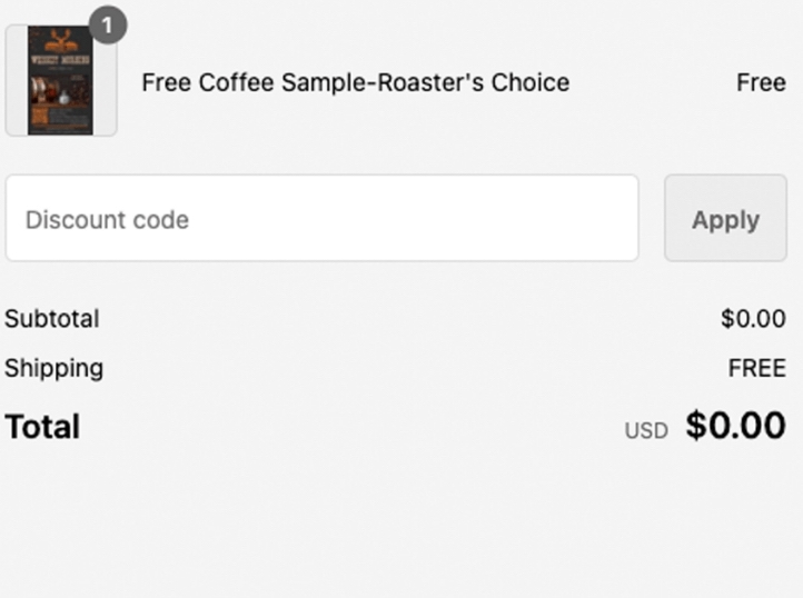 Free Coffee Sample-Roaster’s Choice (Working In 2025)