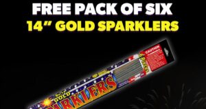 Free 14” Gold Sparklers At Phantom Fireworks – Topsave