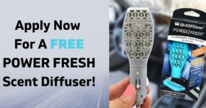 Sign Up For A Free Drive Time 12V Power Fresh Scent Diffuser! – Topsave