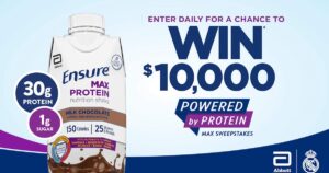 Win $10,000, A Trip To Spain, Or An Instant Win Prize From Ensure – Topsave