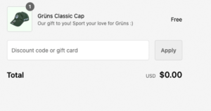 Sign Up For A Free Grüns Classic Cap! – Topsave